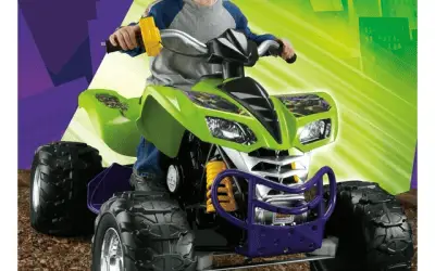 Power Wheels Nickelodeon Teenage Mutant Ninja Turtles Kawasaki KFX: Ultimate Kids' Ride-On Adventure
